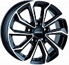 Dezent KS black polished 7x17 5x112 ET38 dia 70.1 black full polished