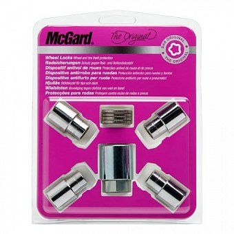 Комплект секреток McGard 21153 SU гайка M12x1,25 плоская хром (без защитного кольца)