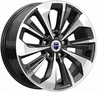 K&K Авиор 7x17 5x114,3 ET35 dia 67,1 алмаз черный Россия