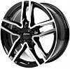 Alutec Ikenu 7.5x17 5x112 ET45 dia 66.6 diamond black front polished