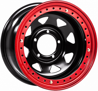 Offroad wheels OFW с бедлоком 8x16 6x139,7 ET-19 dia 110,5 черный