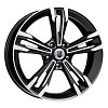 K&K Каррера 7x18 5x108 ET45 dia 67.1 алмаз черный