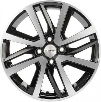 Khomen Wheels KHW1609 (Vesta/Largus) 6x16 4x100 ET50 dia 60,1 black-FP