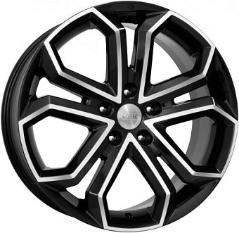 K&K Пандора 8,5x19 5x110 ET35 dia 65,1 алмаз черный Россия