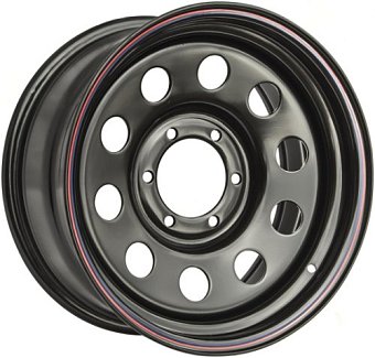 Offroad wheels Nissan Navara D40 3.0TD 8x17 6x114,3 ET0 dia 66,1 черный