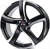 Alutec Shark 7,5x17 5x114,3 ET38 dia 70,1 racing black front polished