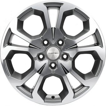 Khomen Wheels KHW1711 6,5x17 5x114,3 ET50 dia 67,1 gray-FP