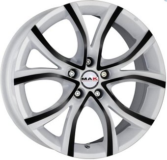 MAK Nitro 8x18 5x114,3 ET40 dia 76 anod white black