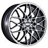 BBS RX 8,5x19 5x120 ET32 dia 82 satin black diamond cut
