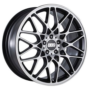 BBS RX 8,5x19 5x120 ET32 dia 82 satin black diamond cut