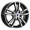 K&K Samara 6x16 4x100 ET37 dia 60,1 алмаз черный SK