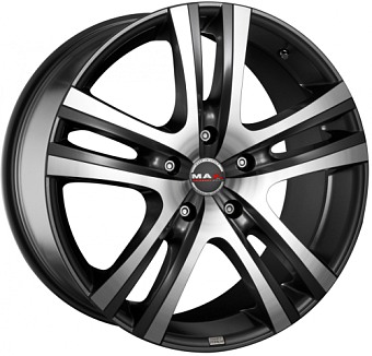 MAK Aria 9x18 5x150 ET48 dia 110,5 gun metallic mirror MAK Aria 9x18 5x150 ET48 dia 110,5 gun metallic mirror