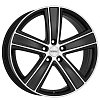 Dezent TH dark 8,5x19 5x108 ET45 dia 70,1 black polished