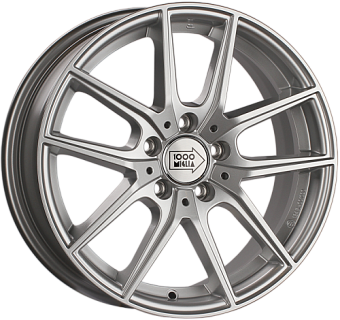 1000 Miglia MM041 7,5x17 5x114,3 ET45 dia 67,1 silver gloss 1000 Miglia MM041 7,5x17 5x114,3 ET45 dia 67,1 silver gloss