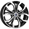 K&K Аламида 6x15 5x114.3 ET39 dia 67.1 алмаз черный