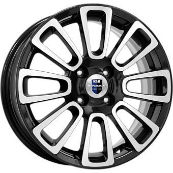 K&K Неман 6x15 4x100 ET46 dia 54,1 алмаз черный Россия