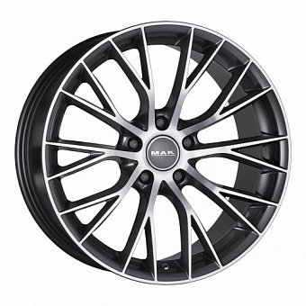 MAK Munchen 8,5x19 5x112 ET35 dia 76 gun metallic mirror