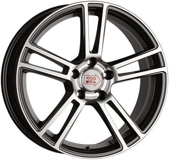 1000 Miglia MM1002 8x18 5x114,3 ET40 dia 67,1 dark anthracite polished