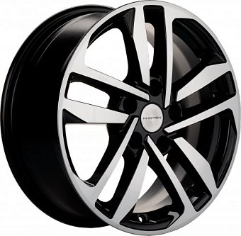 Khomen Wheels KHW1612 (Mazda 3/ix35) 6,5x16 5x114,3 ET45 dia 67,1 black-FP Россия