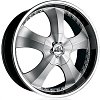 Antera 341 9,5x20 5x120 ET40 dia 72,6 silver lip polished