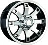 LS wheels 316 8x17 6x139.7 ET25 dia 106.1 BKF