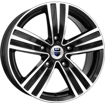 K&K Да Винчи 6,5x16 5x114,3 ET40 dia 66,1 алмаз черный Россия