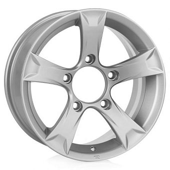 K&K Триал 6,5x15 5x139,7 ET5 dia 110,1 сильвер