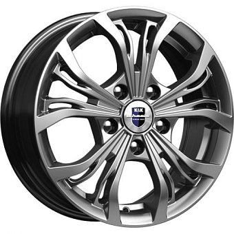 K&K Аламида 7x17 5x114,3 ET45 dia 67,1 дарк платинум Россия