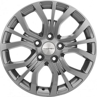 Khomen Wheels KHW1608 (Multivan) 6,5x16 5x120 ET38 dia 65,1 gray Khomen Wheels KHW1608 (Multivan) 6,5x16 5x120 ET38 dia 65,1 gray