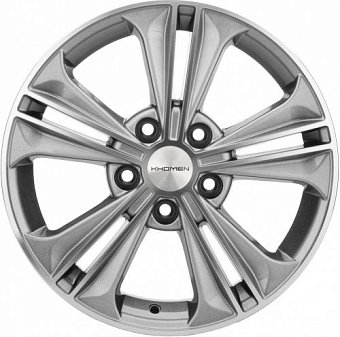 Khomen Wheels KHW1603 (Creta/Seltos) 6x16 5x114,3 ET43 dia 67,1 G-silver-FP Россия