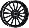 MAK Komet 7,5x17 5x112 ET40 dia 66,6 gloss black mirror ring