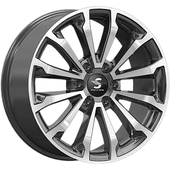 K&K Premium Series КР006 (20_TANK 500) 8,5x20 6x139,7 ET33 dia 100,1 diamond black gris