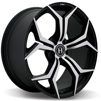 Harp Y-50 9x20 5x112 ET25 dia 66,6 satIn black - machIned
