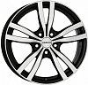 Dezent TC dark 7x17 5x108 ET48 dia 70.1 black polished