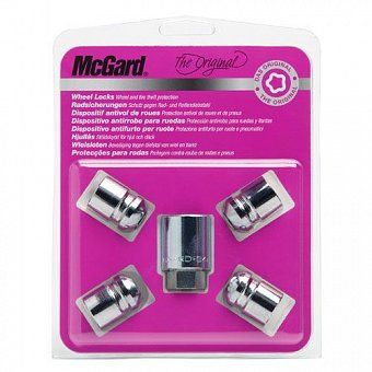 Комплект секреток McGard 28172 SU болт M12x1,5 полусфера R12 хром (без защитного кольца)