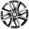 Khomen Wheels KHW1609 (Rio I/Solaris I) 6x16 4x100 ET48 dia 54,1 black-FP