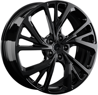 LS Forged FG22 8x19 5x108 ET46 dia 63,3 BK LS Forged FG22 8x19 5x108 ET46 dia 63,3 BK