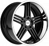TSW Nouvelle 8x18 5x114,3 ET35 dia 76 gloss black chrome lip США