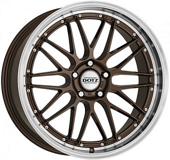 Dotz Revvo 9,5x19 5x112 ET25 dia 70,1 bronze polished lip