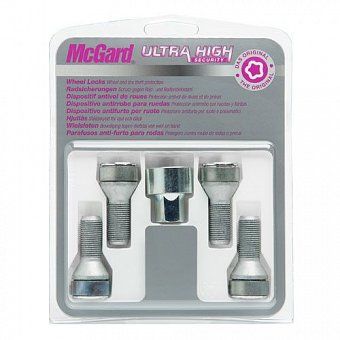 Комплект секреток McGard 27216 SL болт M12x1,25 конус 60° хром (с защитным кольцом)