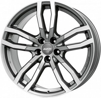 Alutec DriveX 9,5x21 5x112 ET53 dia 66,6 metal grey front polished