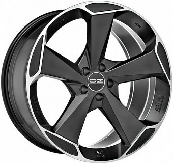 OZ Racing Aspen 9x21 5x112 ET50 dia 79 matt black diamond cut