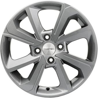 Khomen Wheels KHW1501 (XRay) 6x15 4x100 ET37 dia 60,1 gray