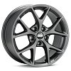 BBS SR 8x18 5x114.3 ET40 dia 82 vulcano grey diamond cut