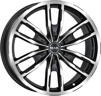 MAK Peak 8,5x18 6x139,7 ET35 dia 67,1 black mirror MAK Peak 8,5x18 6x139,7 ET35 dia 67,1 black mirror