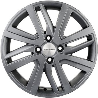 Khomen Wheels KHW1609 (XRay) 6x16 4x100 ET41 dia 60,1 G-silver