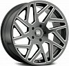 Black Rhino Cyclone 9,5x22 5x150 ET25 dia 110,5 gloss titanium w/milled spokes