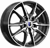 K&K Адамар 6,5x16 5x114,3 ET45 dia 66,1 алмаз черный Россия