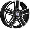 K&K Backfire 8x18 5x120 ET45 dia 72,6 алмаз черный
