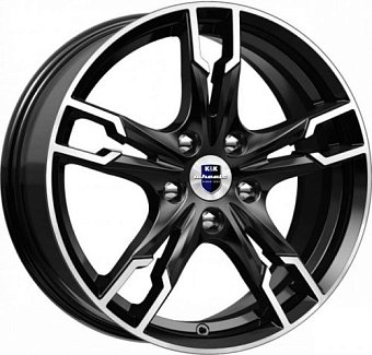 K&K Солар 7x17 4x100 ET41 dia 60,1 алмаз черный Россия